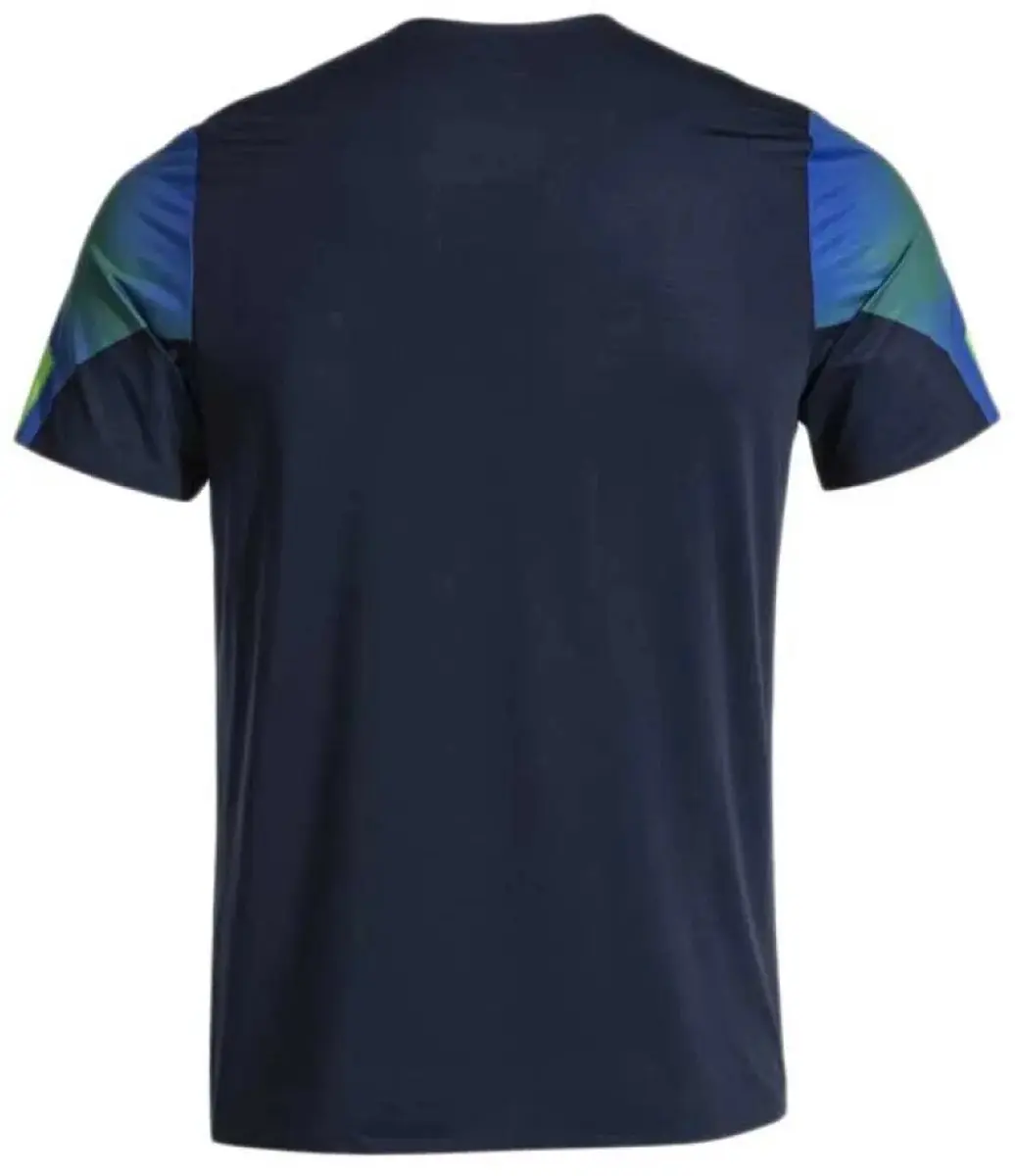 Joma Elite Xi T-shirt M - Navy/Fluor Green - afbeelding 2 van 3
