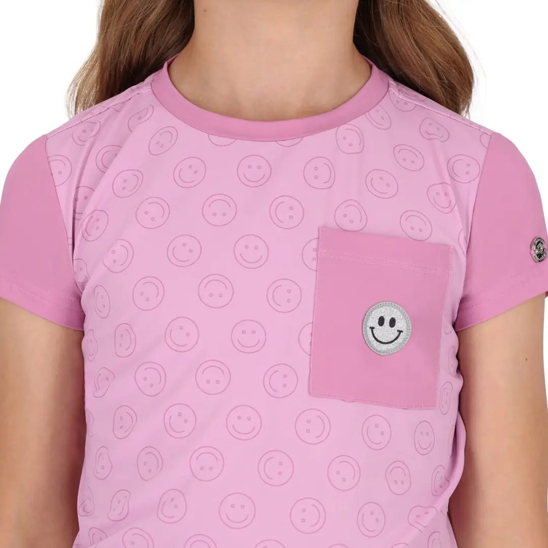 QHP Rosalynn Kids Shirt - XS Roze - afbeelding 6 van 6