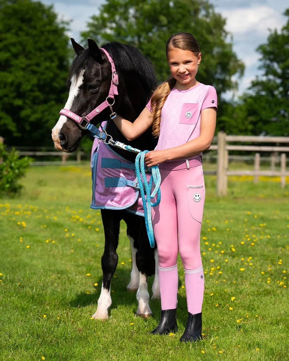 QHP Rosalynn Kids Shirt - XS Roze - afbeelding 3 van 6