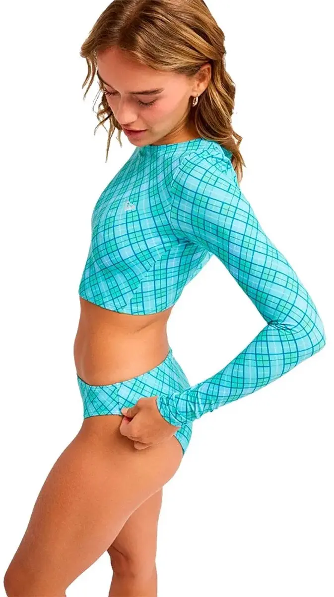 Roxy The Beach Babe Rashguard - L - Blauw - afbeelding 3 van 3