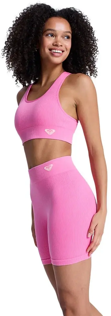 Roxy Chillout Seamless Washed Korte Sportbroek - XS - Sangria Sunset