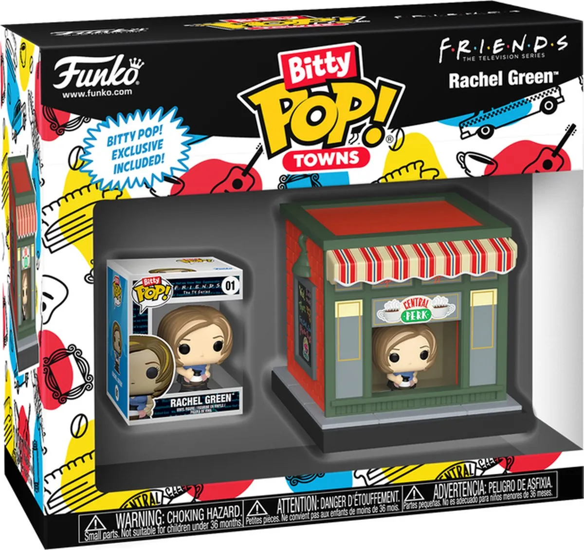 Funko Pop! Bitty Towns Rachel Green & Central Perk 83689