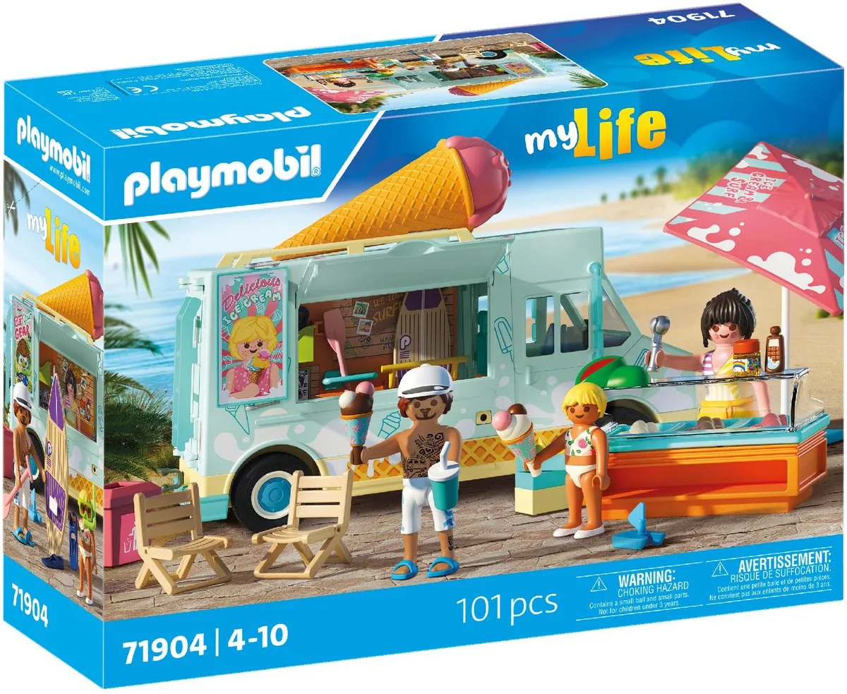 Playmobil My Life IJscowagen met Surfshop 71904