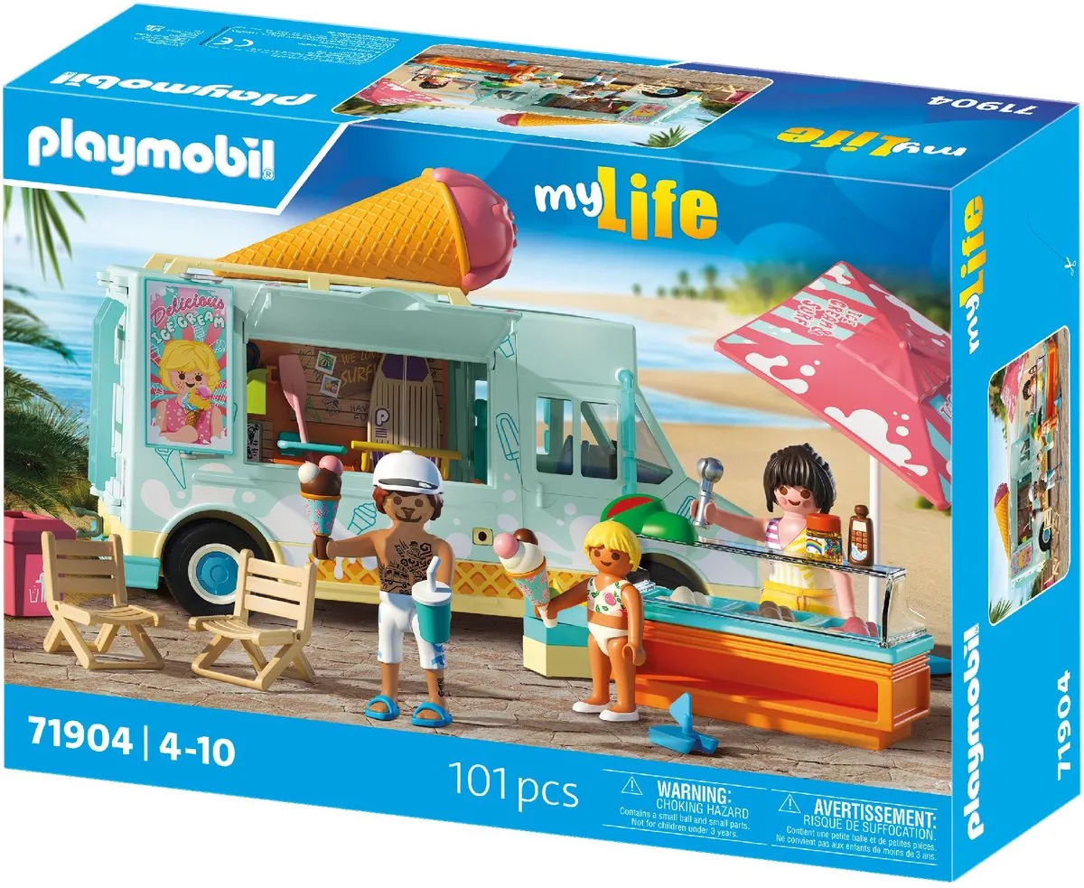 Playmobil My Life IJscowagen met Surfshop 71904 - Multicolor - afbeelding 6 van 6