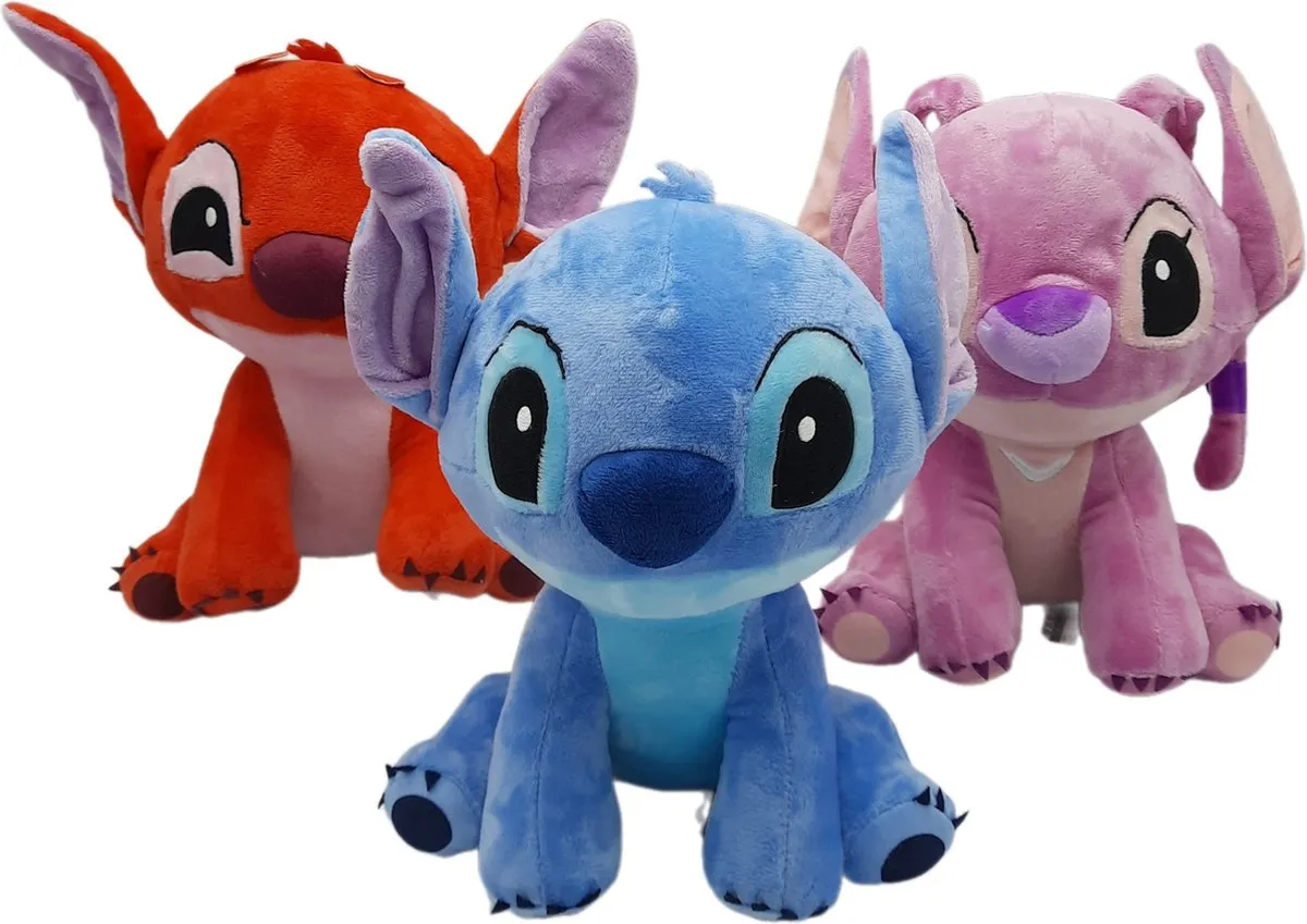 Disney Lilo & Stitch Knuffel Angel Pluche 25cm - Roze