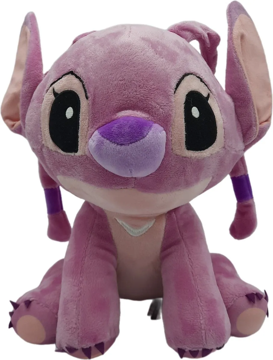 Disney Lilo & Stitch Knuffel Angel Pluche 25cm - Roze