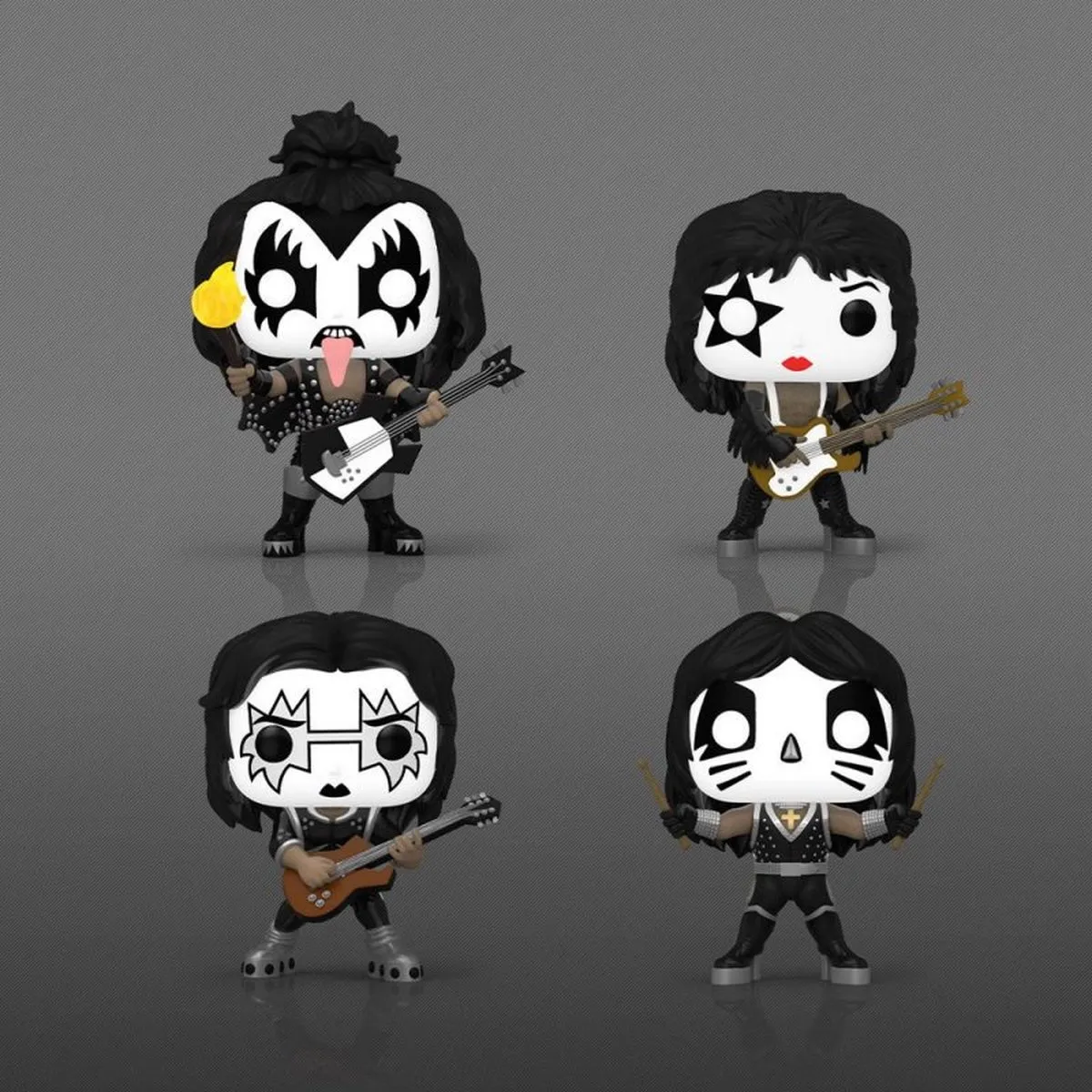 Funko Pop! Albums Deluxe KISS Destroyer Glow-in-the-Dark