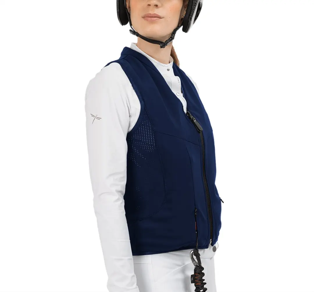 Freejump Airbag Ruitervest Navy - S