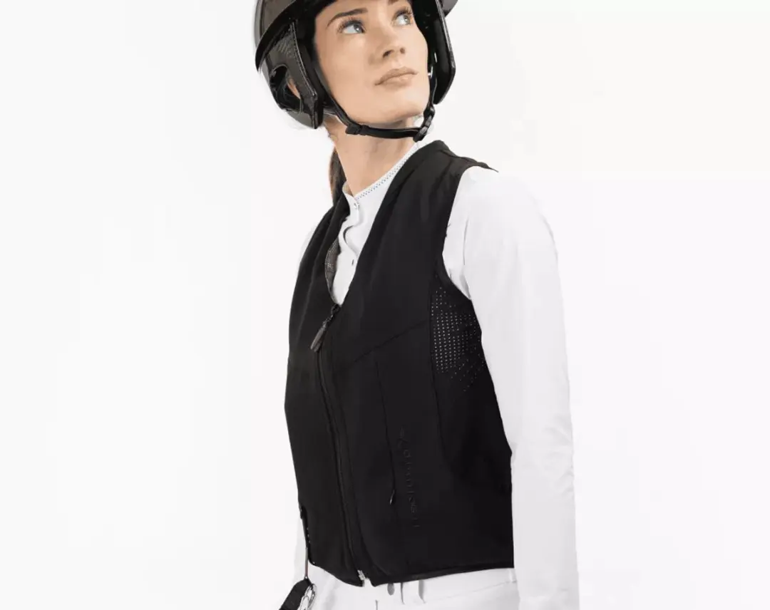 Freejump Airbag Ruitervest Navy - S