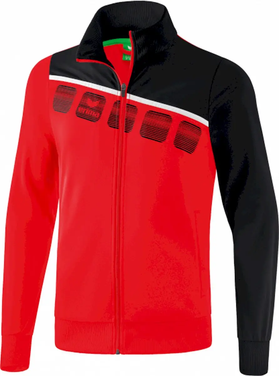 Erima 5-C Heren Polyesterjack - Rood - XXXL - afbeelding 2 van 4