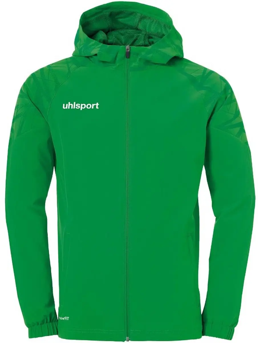 Uhlsport Goal 25 Evo Woven Hood Jacket - 3XL - Groen-Lagoon