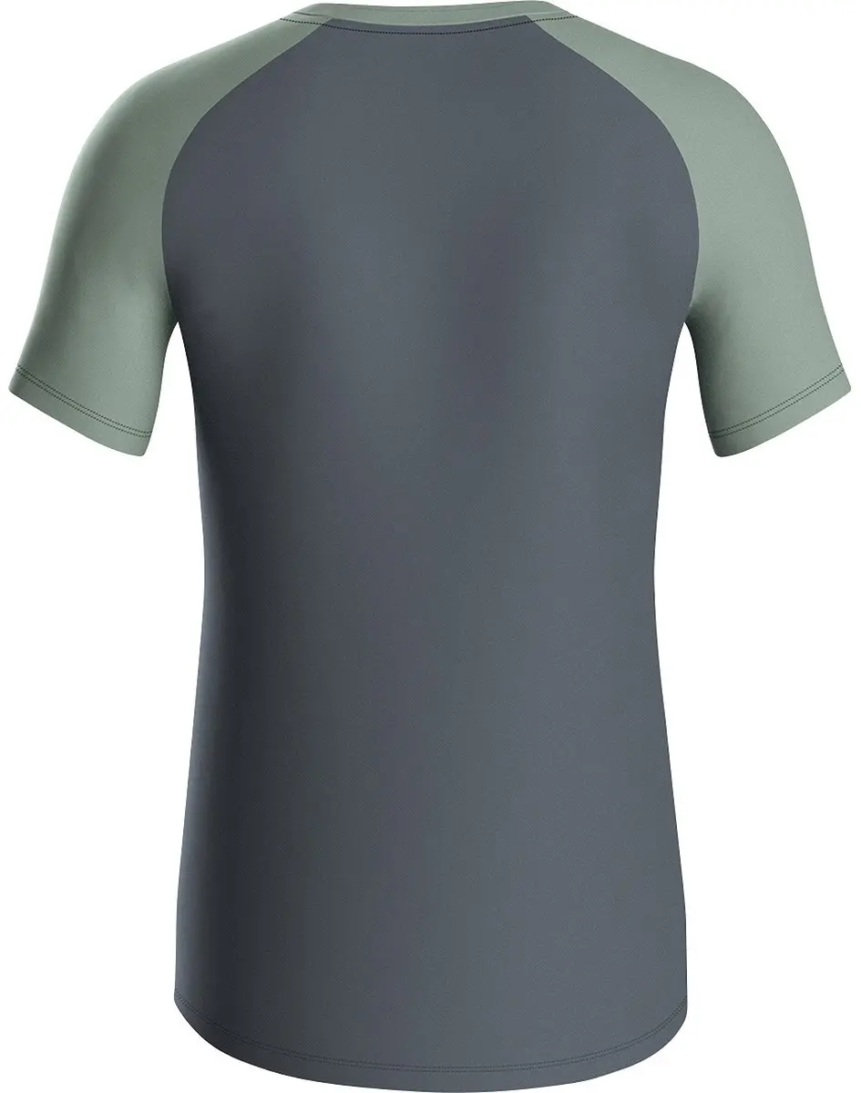 JAKO Iconic T-Shirt Heren - XXL - Zachtgrijs/Mintgroen