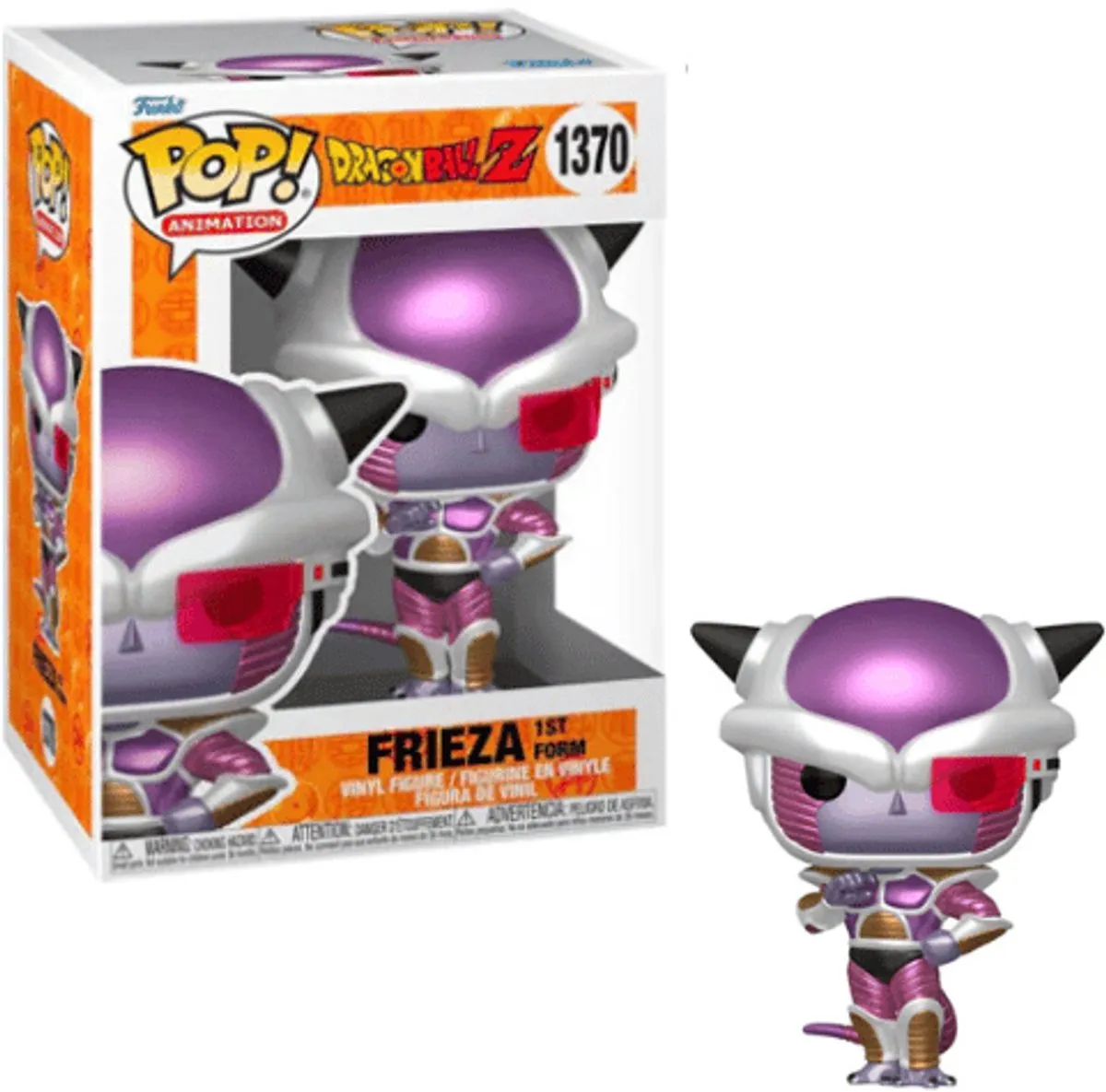 Funko Pop! Dragon Ball Z First Form Frieza Metallic #1370 - afbeelding 3 van 3