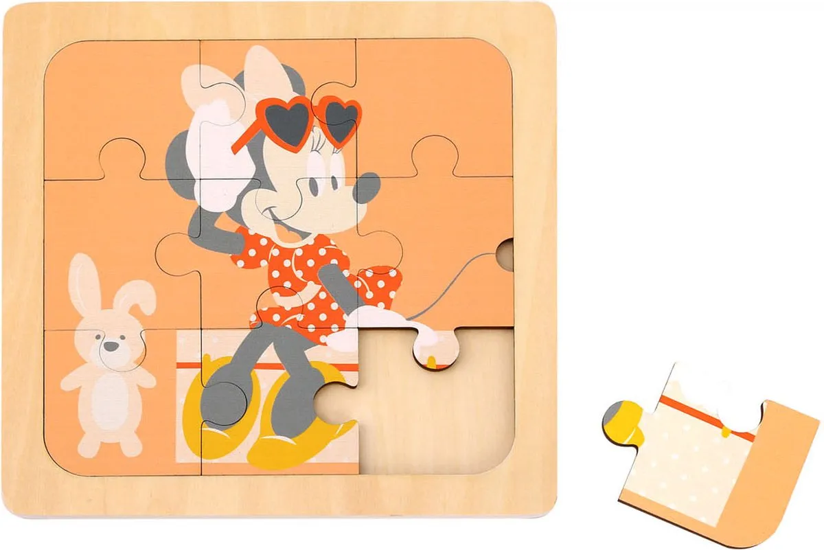 Disney Mickey Mouse Junior Legpuzzel 27 Stuks - 22cm Hout - TL103 - afbeelding 6 van 6