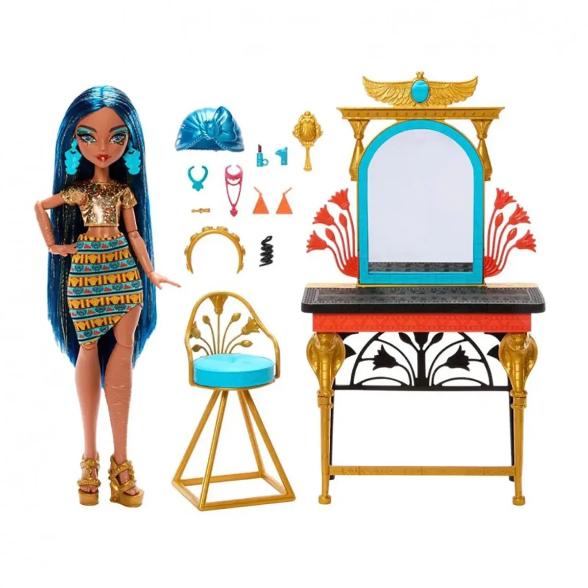 Mattel Monster High Cleo de Nile Pop & Speelset - HXH96 - Multicolor