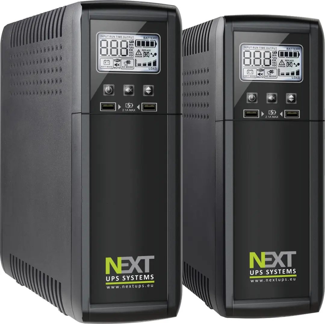 NEXT UPS Mint+ 44246 UPS - 720W - 4 Stopcontacten - Zwart