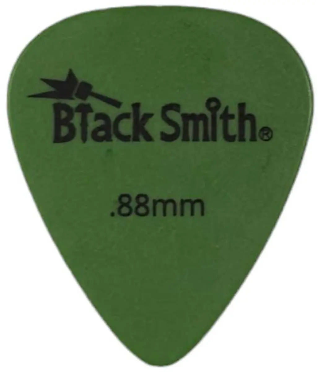 Blacksmith SDP088GN-MH Plectrums 0.88mm - Groen - 12 Stuks - afbeelding 2 van 3