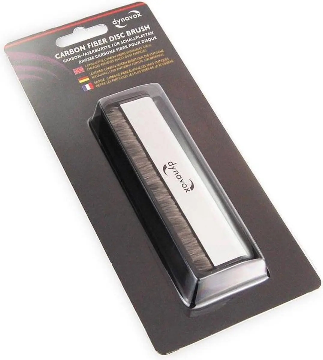 Dynavox Carbon Antistatische Platenborstel 203922 - Zwart - afbeelding 5 van 6