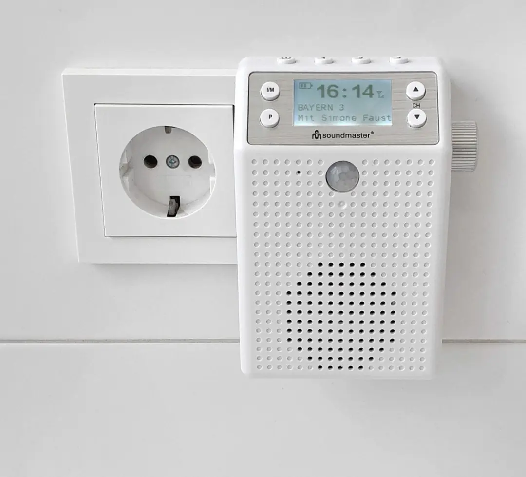 Soundmaster DAB60WE DAB+/FM-radio - Bewegingsdetector - 3W - Wit