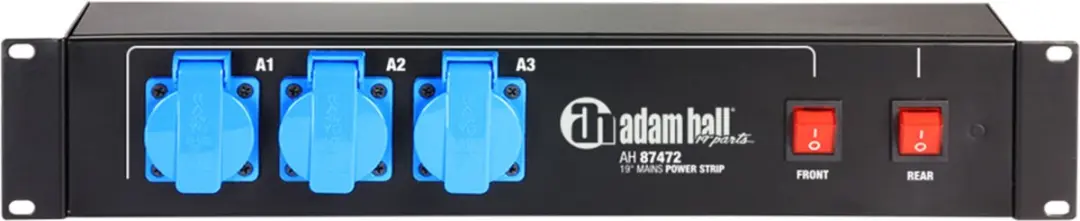 Adam Hall 87472 19" Steckdosenleiste 9-fach, 2 HE