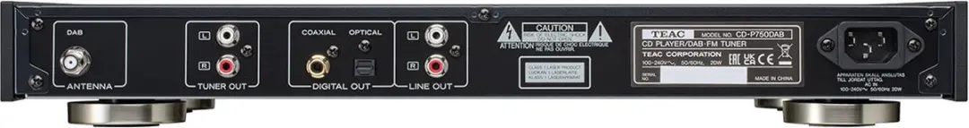 TEAC CD-P750DAB CD-Speler - Zwart