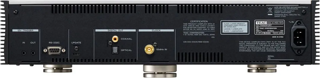 TEAC VRDS-701T CD Loopwerk met VRDS-mechanisme, zilver