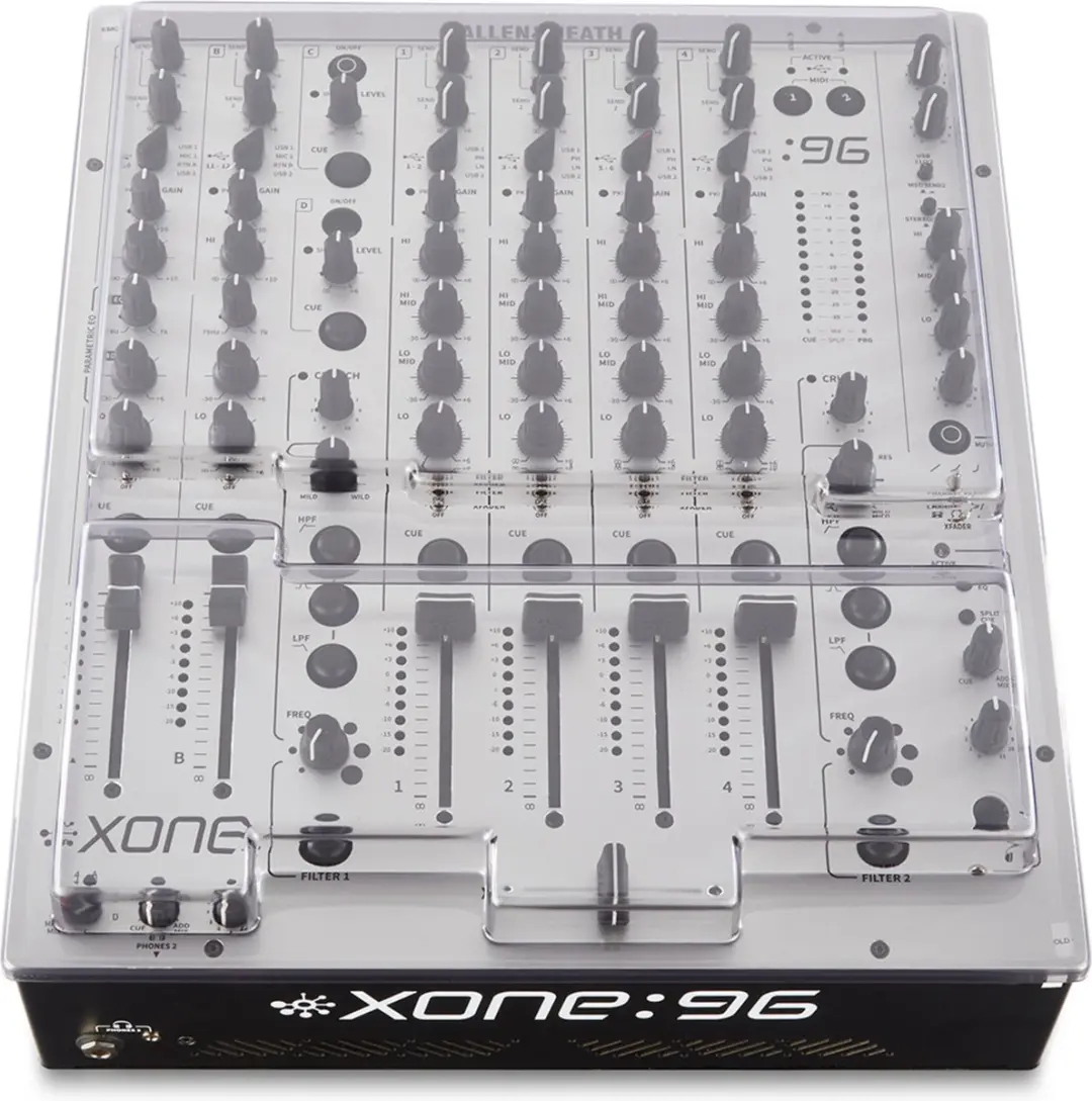 Decksaver Allen & Heath Xone:96 Cover - Transparant - afbeelding 3 van 5