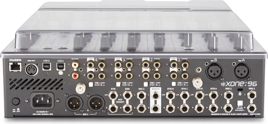 Decksaver Allen & Heath Xone:96 Cover - Transparant - afbeelding 4 van 5