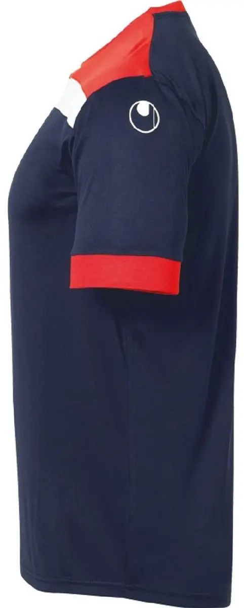 Uhlsport Offense 23 Shirt Kinder - Maat 164 - Marine/Rood/Wit