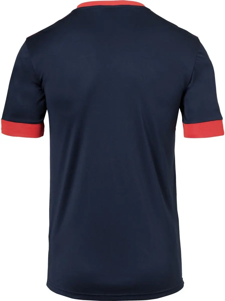 Uhlsport Offense 23 Shirt Kinder - Maat 164 - Marine/Rood/Wit