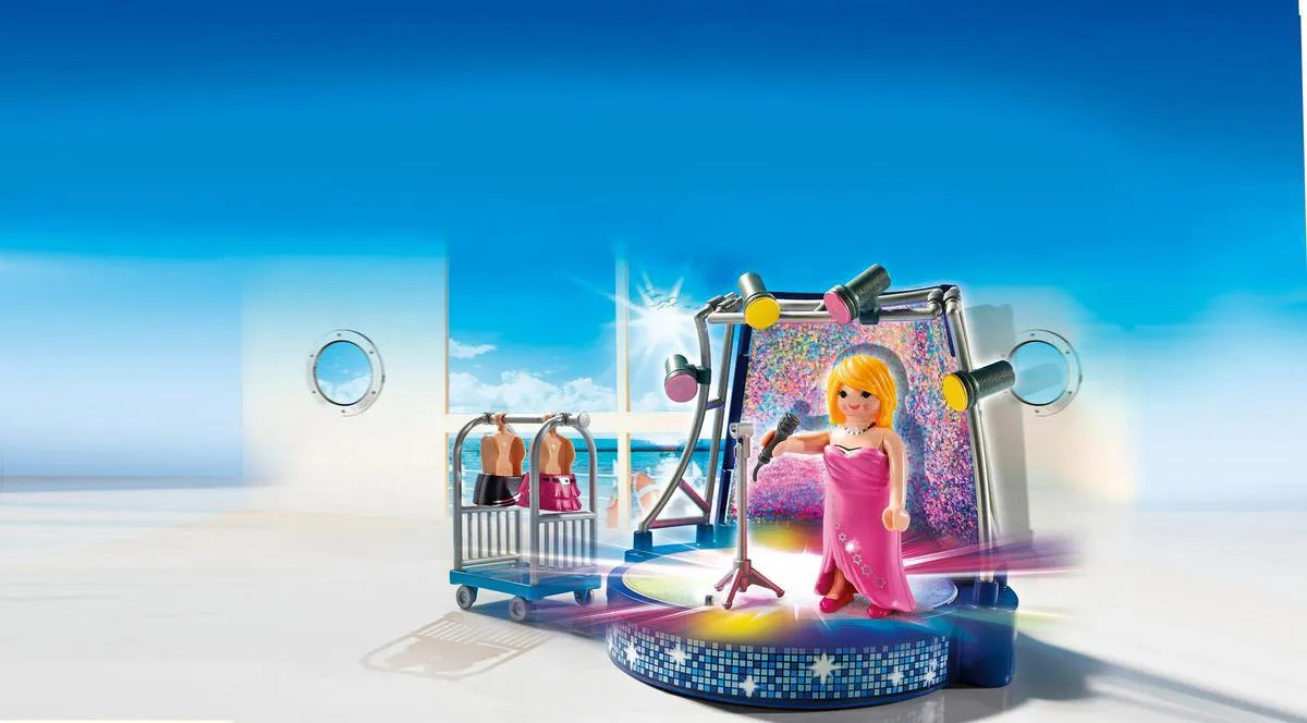 Playmobil Podium met Artieste 6983 - Multicolor - afbeelding 4 van 6
