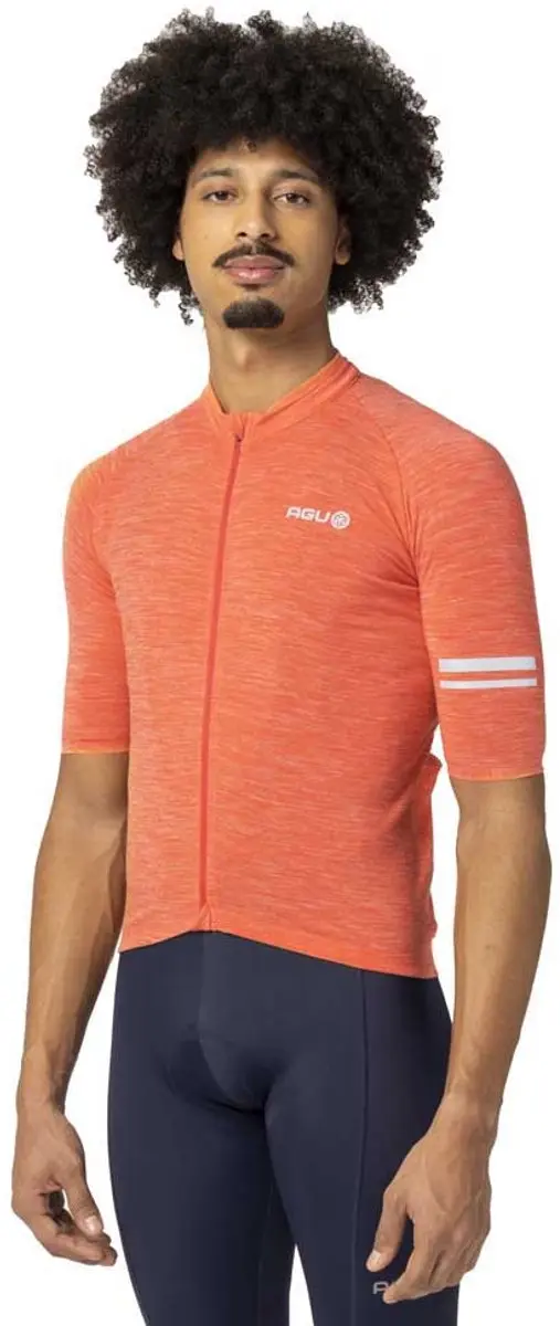 AGU Merino Fietsshirt Performance Heren - Sunset Orange - XL