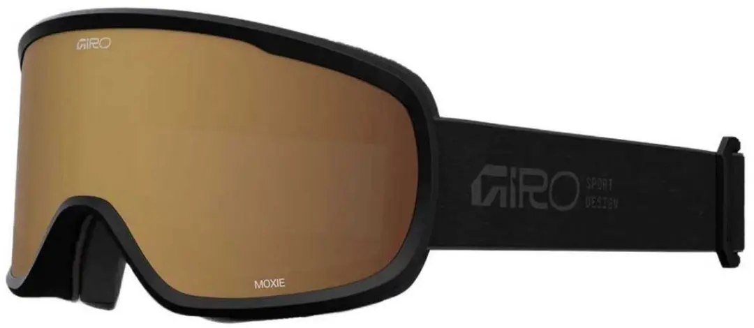 Giro GG MOXIE STACKED BLK AMBER GOLD/YELLOW Dames Skibril