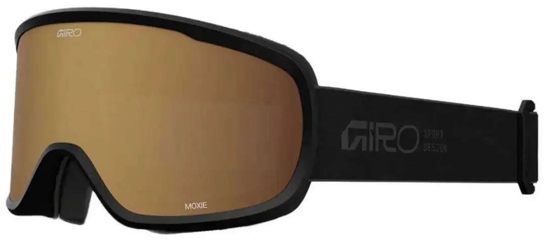 Giro Moxie Stacked Dames Skibril - Zwart/Geel - afbeelding 4 van 4