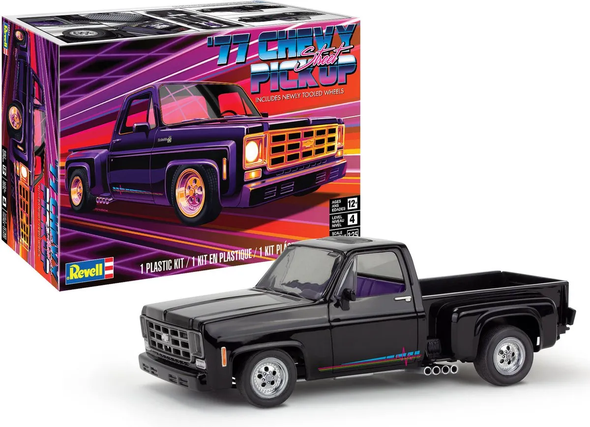 Revell 14552 Chevy Squarebody Street Truck 1976 Modelbouwpakket