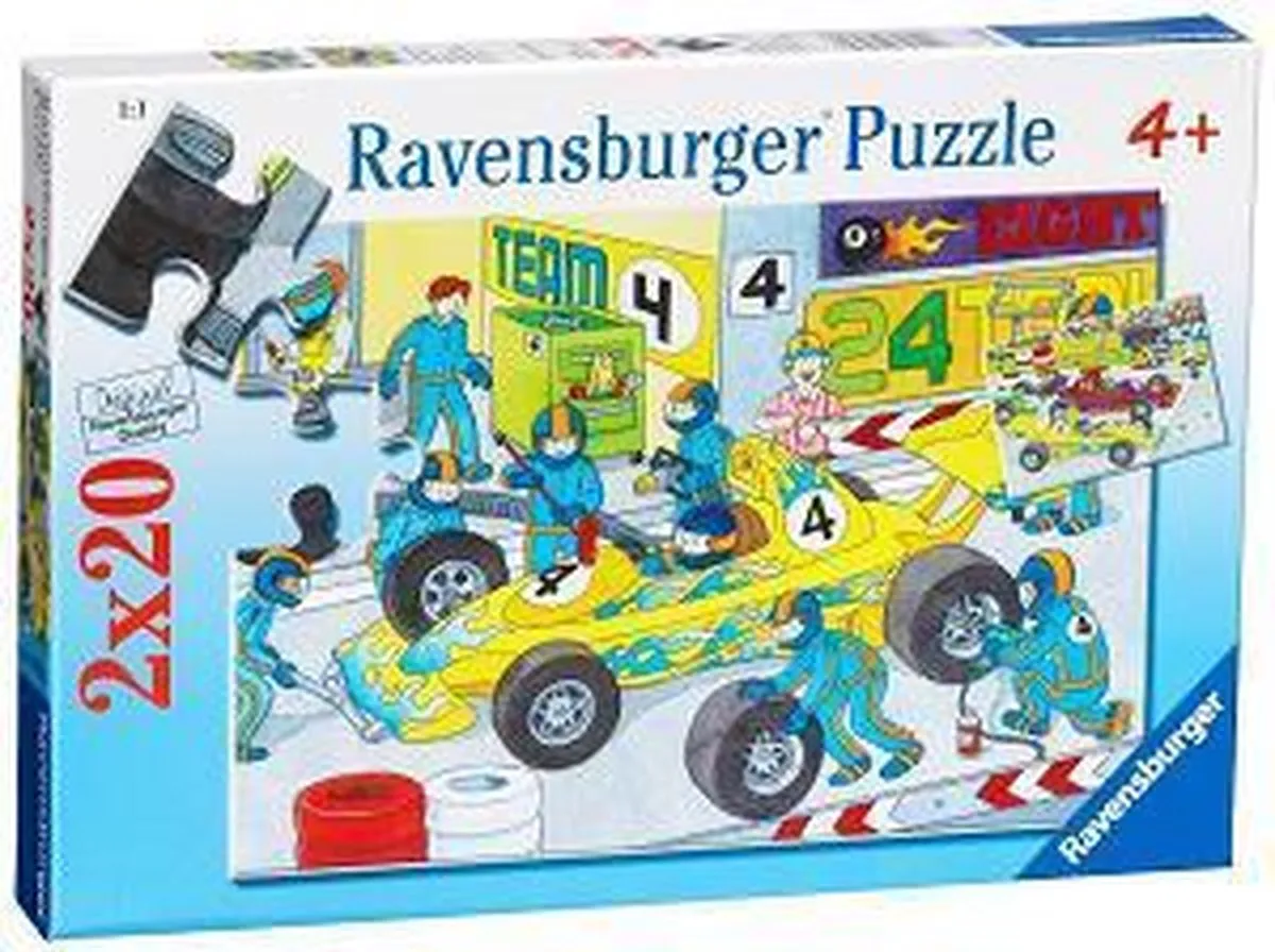 Ravensburger Puzzel Bij De Racebaan 20 Stuks
