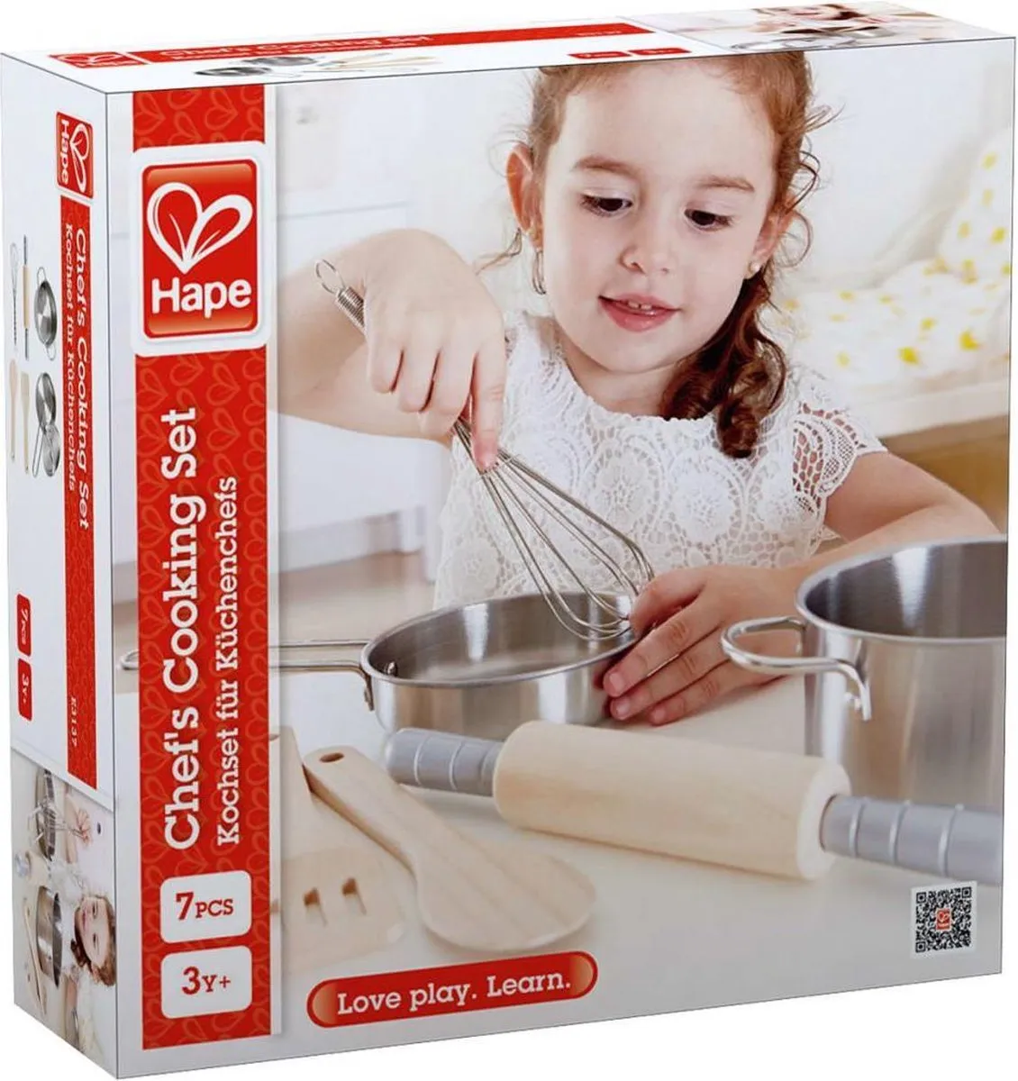 Hape Houten Kookset - 3 Meubels - Veelkleurig