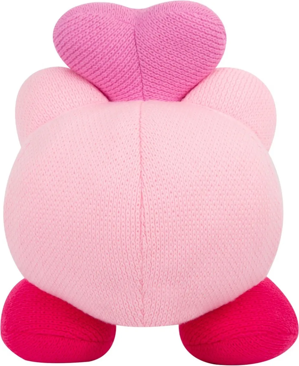 Tomy Kirby Knuffel - Kirby met Heart Nuiguru-Knit 9cm - Multi