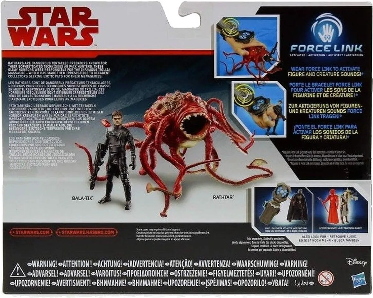 Star Wars The Last Jedi Rathtar & Probe Droid 10cm - Multicolor
