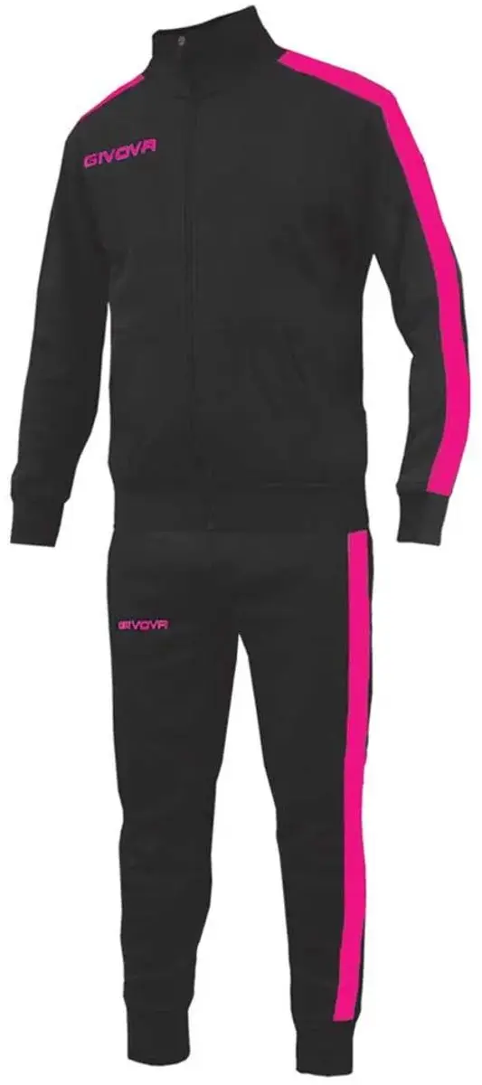 Givova Rev S Trainingspak - 4 jaar - Zwart/Fuchsia - afbeelding 3 van 3