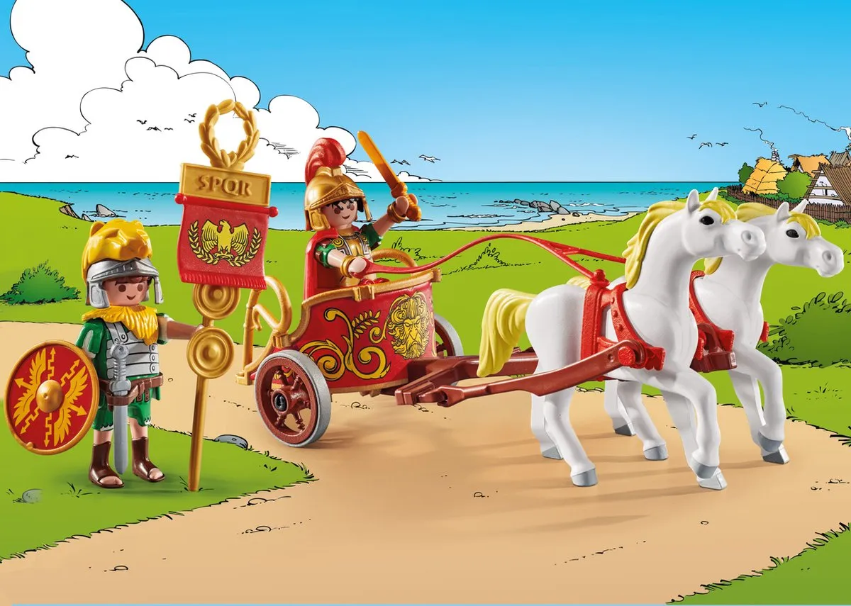 Playmobil Asterix Romeinse Strijdwagen 71543 - Multicolor