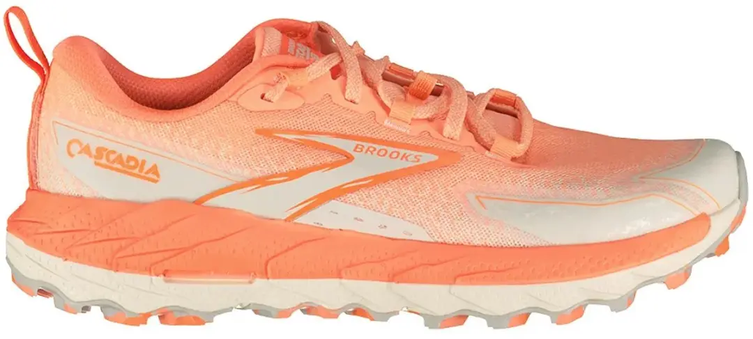 Brooks Cascadia 18 Trailrunningschoenen Dames - 38 - Roze/Off White - afbeelding 2 van 6