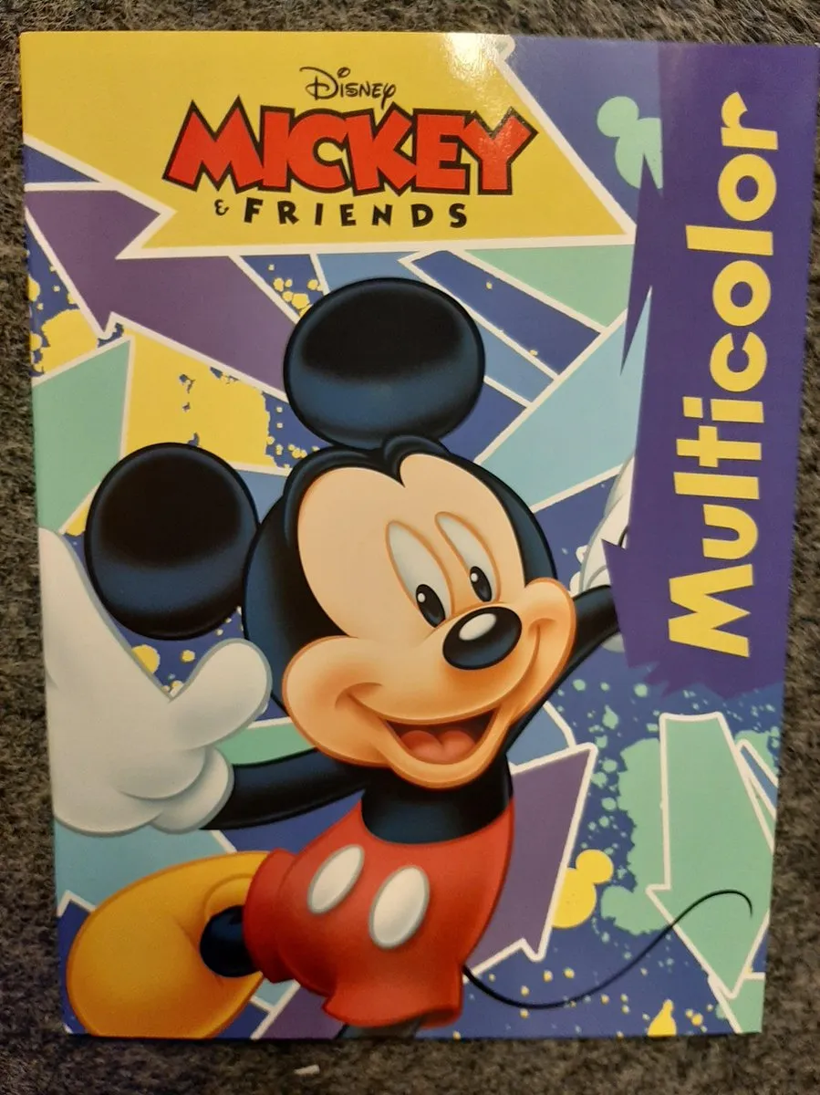 Disney Mickey Kleurboek Multicolor