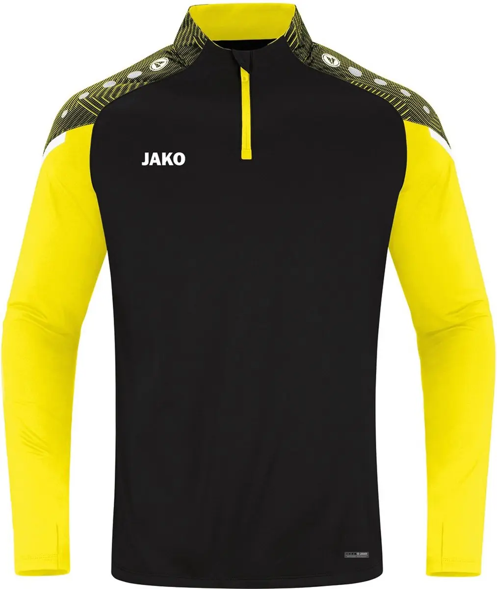 JAKO Performance Trainingssweater Junior 152 - Zwart/Geel
