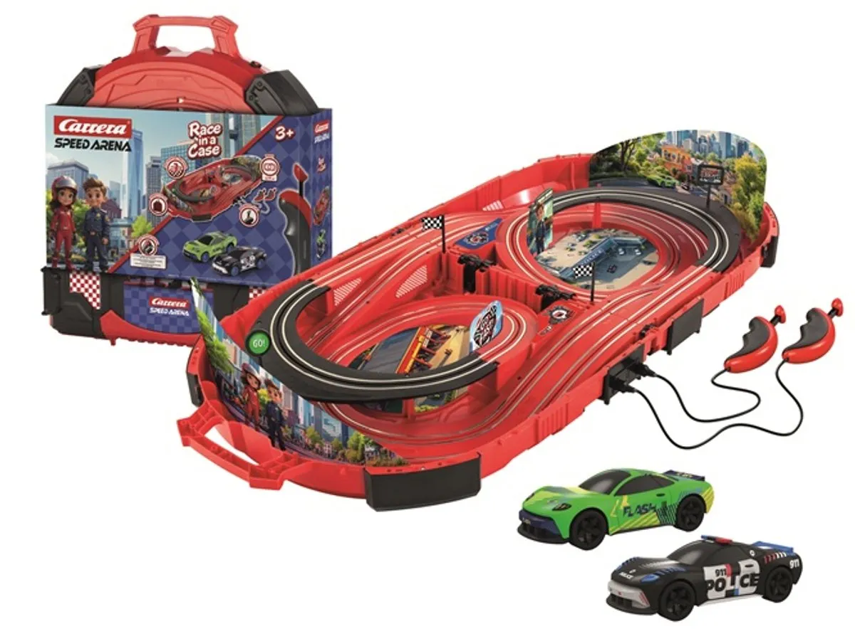 Carrera FIRST Racebaan Police Chase CAR20016001 - 2,77m - Groen