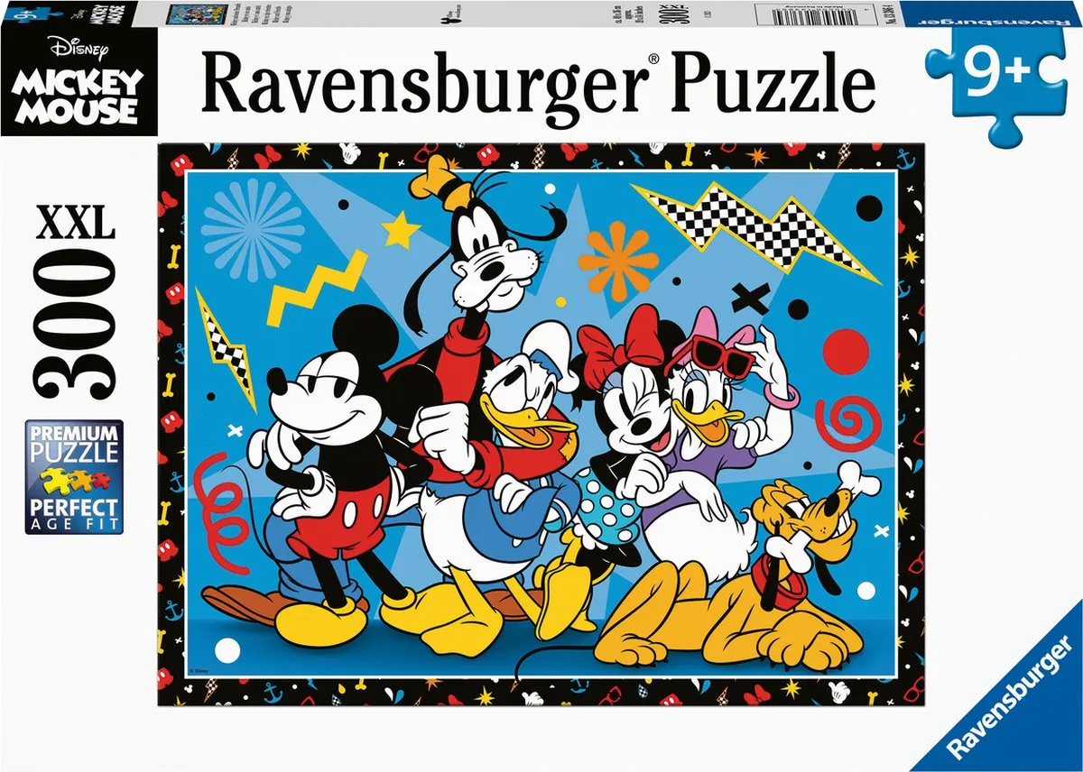Ravensburger Mickey and Friends Legpuzzel 300 XXL Stukjes - Multicolor