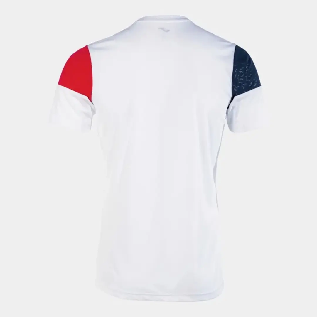 Joma Crew T-shirt - XXXS - Wit/rood/marineblauw - afbeelding 6 van 6