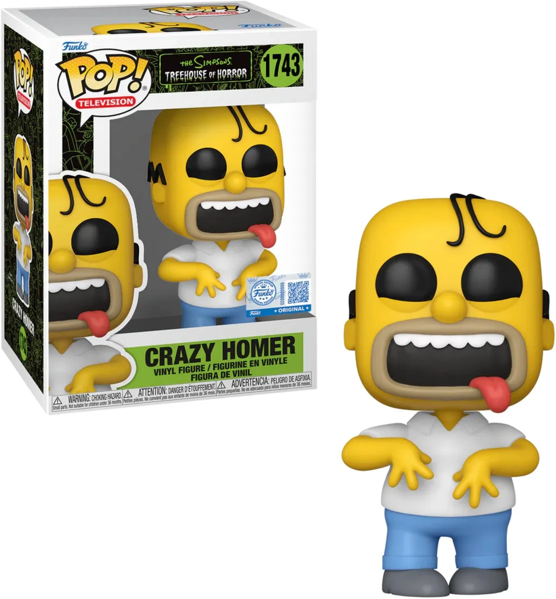 Funko Pop! The Simpsons Treehouse of Horror Crazy Homer #1743