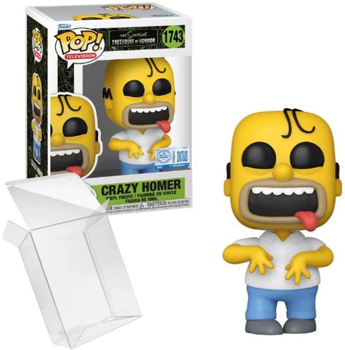 Funko Pop! The Simpsons Treehouse of Horror Crazy Homer #1743 - afbeelding 2 van 2