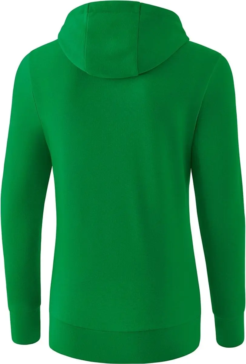 Erima Dames Sweatshirt met Capuchon - Maat 46 - Smaragd - afbeelding 2 van 3